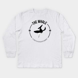 Crypto Whale Kids Long Sleeve T-Shirt